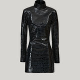 CATROUX MINI DRESS IN LUNAR ECLIPSE