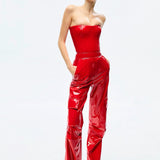 COMBINAISON GISELLE EN ROUGE PIGALLE