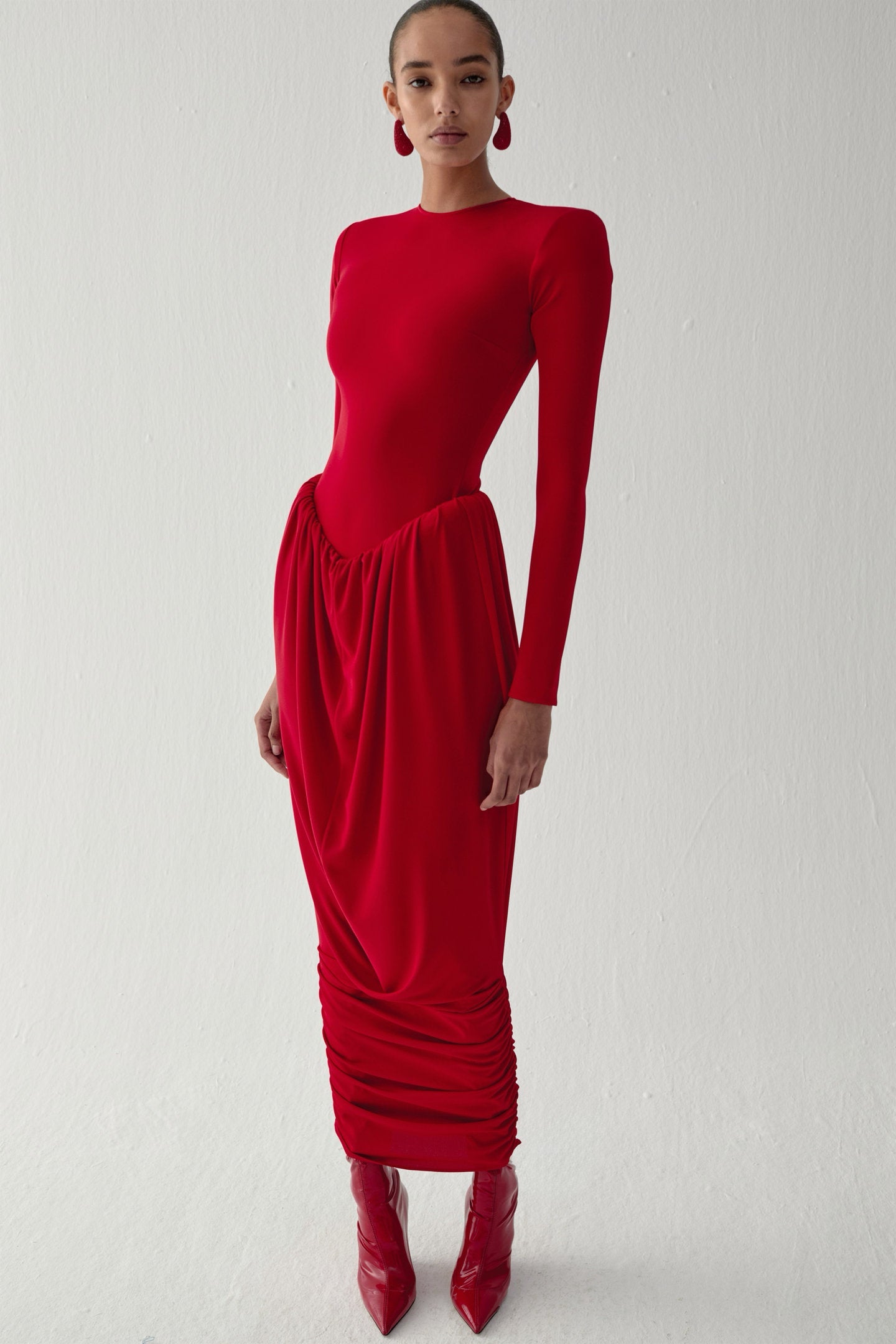 CAMINO MIDI DRESS IN CORAZON