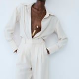 LENNY SHIRT IN OSMANTHUS