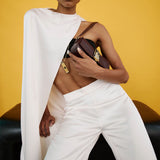 CLAUDIE CAPE IN CREMA