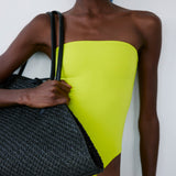 HEAT SWIMSUIT IN FRESH LIME