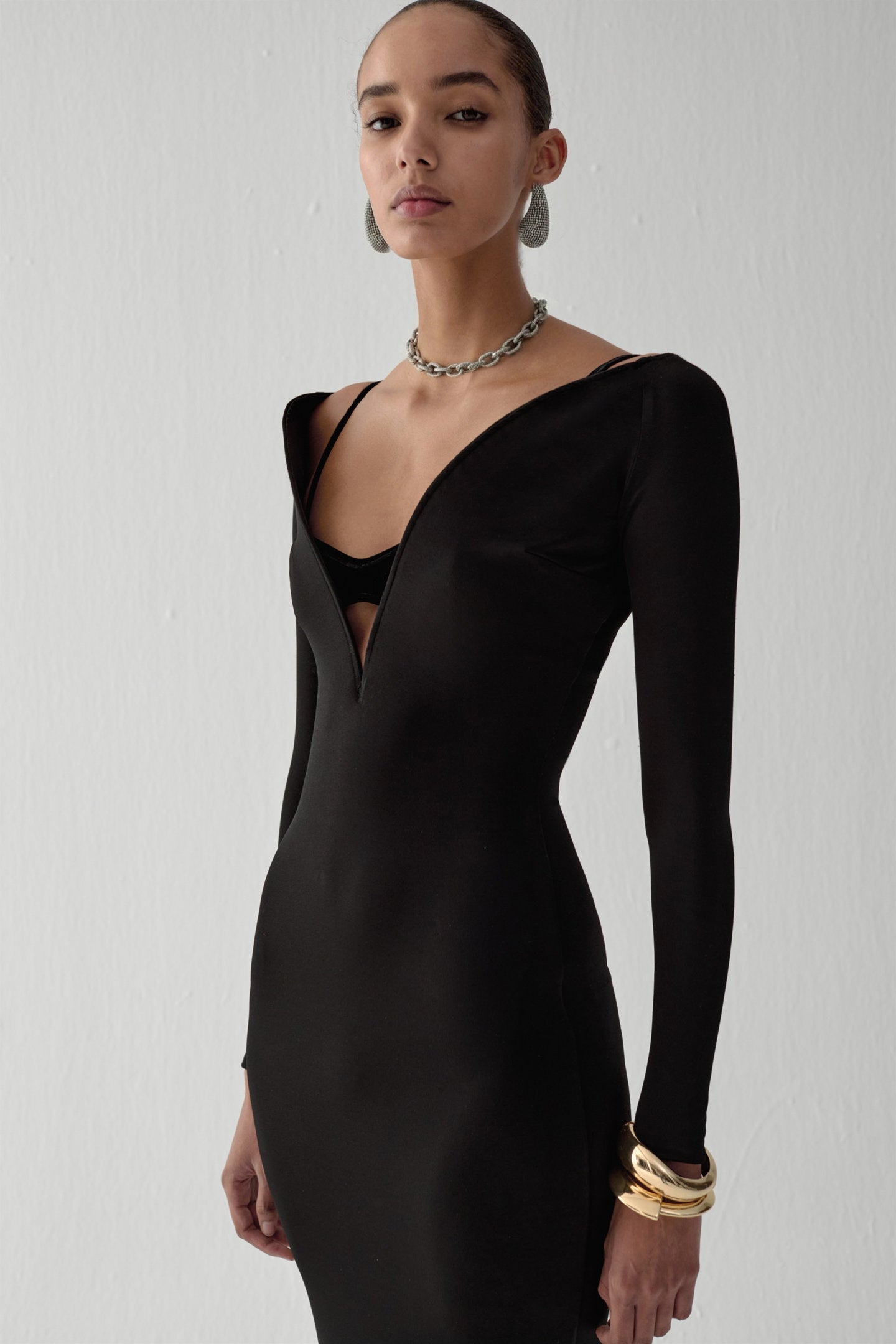 CEYLAN MAXI DRESS IN DARK SIDE