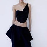 FOLD SKIRT IN CHEZ CASTEL