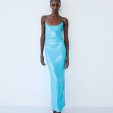 ISIS IN ELECTRIC TURQUOISE