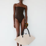 HEAT SWIMSUIT IN NOMAD BROWN