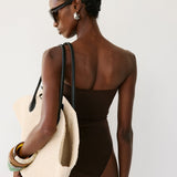 HEAT SWIMSUIT IN NOMAD BROWN