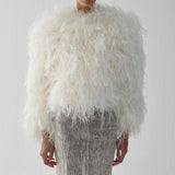 ZIZI TOP IN WHITE MUSTANG