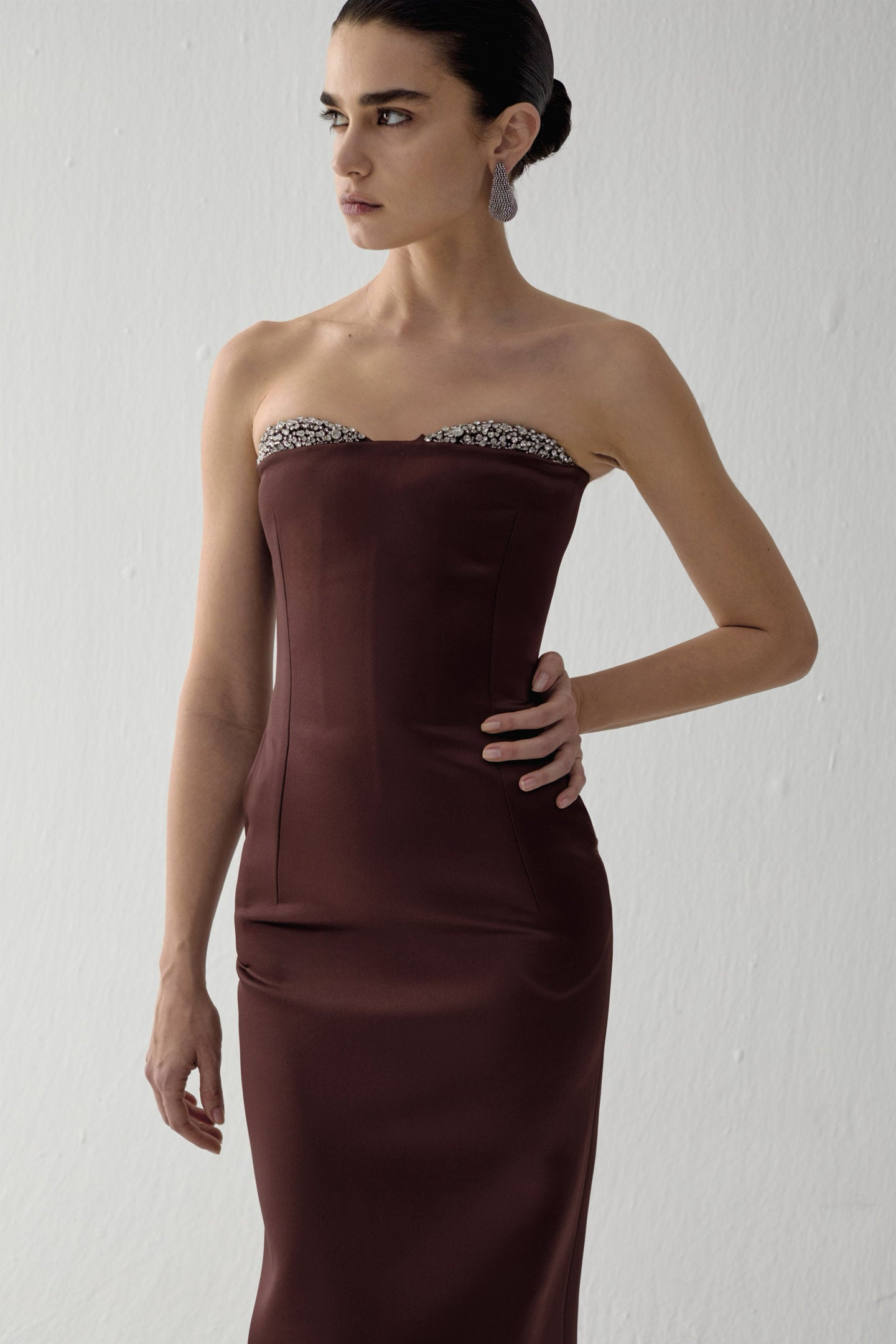 NOÉLIE STRAPLESS MAXI IN RIMTH
