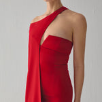 ECLIPTICA DRESS IN PEDRO RED