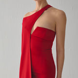ECLIPTICA DRESS IN PEDRO RED