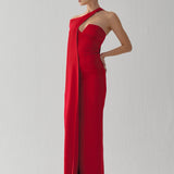 ECLIPTICA DRESS IN PEDRO RED