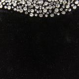 HEMINGWAY PEPLUM TOP IN IMPÉRIAL NOIR