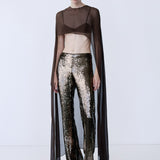 VIVI CAPE IN COFFEA